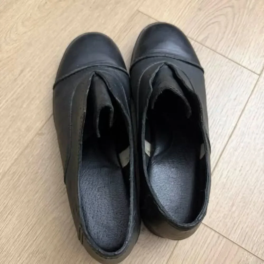 Børn Black Leather Oxford Shoes size 6.5 women’s or eu 37